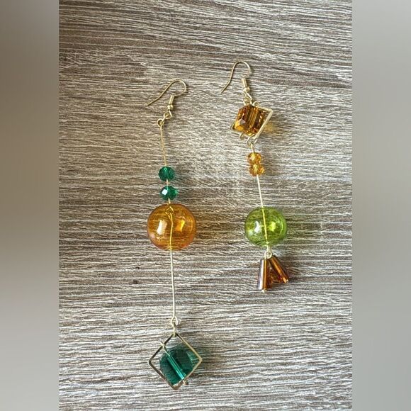 Bohemian drop earrings A888 - Picture 2 of 4